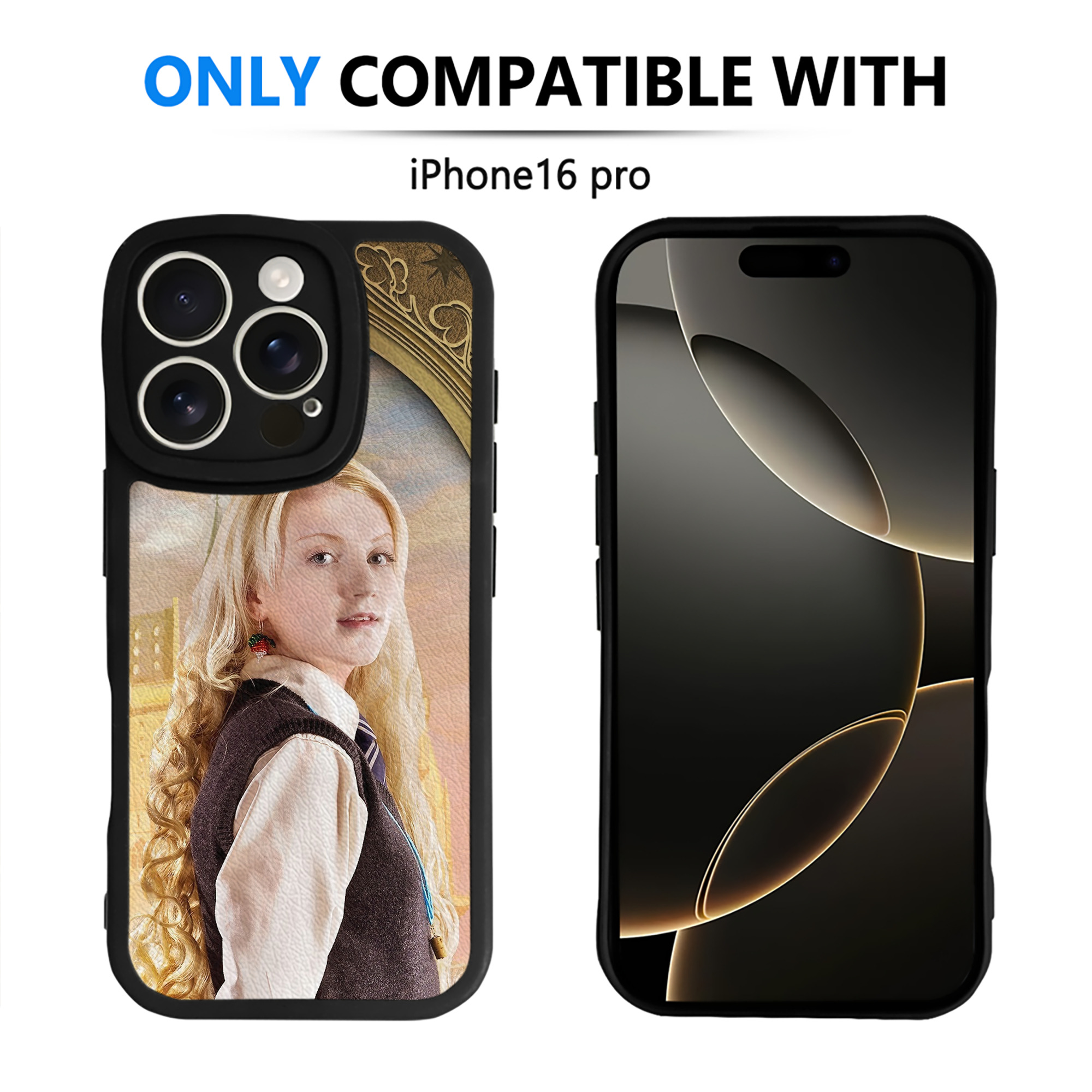 （画像用） Harry Potter ハリー・ポッターシリーズ 【iPhone 16シリーズ対応】シリコンスマホケース（レザー調） 材質：シリコン